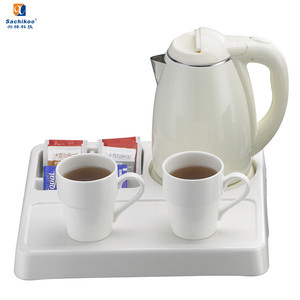 Sachet Ikoo Set ketel listrik profesional, Set ketel listrik dua dek Hotel kelas dengan nampan produk terlaris 1,2l - Product Image 3