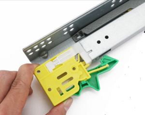 Roeasy undermount Ngăn kéo trượt đẩy để mở phía dưới gắn giấu ẩn ngăn kéo kênh mở rộng đầy đủ Kính thiên văn đường ray - Product Image 6