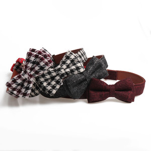 Pajarita de pata de gallo de estilo británico <span class=keywords><strong>Collar</strong></span> de perro seguro <span class=keywords><strong>Collar</strong></span> para mascotas - Product Image 2