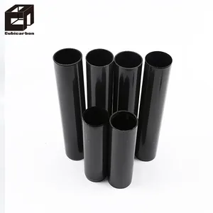 Carbon Fiber Intake Or Exhaust Tube 2inch 2.5inch 3inch 4 Inch Large Carbon Fiber Telescope Tubes
