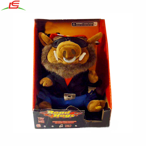 Carretera cerdo peluche juega nacido para ser salvaje felpa eléctrica cerdo - Product Image 1