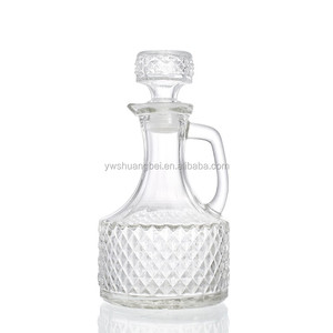 Jarra Pequeña Transparente de 350 ml con Diseño de Diamante Nuevo y Personalizado con Asa - Product Image 2