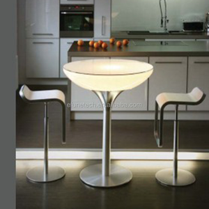 Mesa <span class=keywords><strong>y</strong></span> sillas con luz led que cambian de Color RGB, para <span class=keywords><strong>restaurante</strong></span> <span class=keywords><strong>y</strong></span> <span class=keywords><strong>bares</strong></span>, mesa de bar de alto brillo - Product Image 6