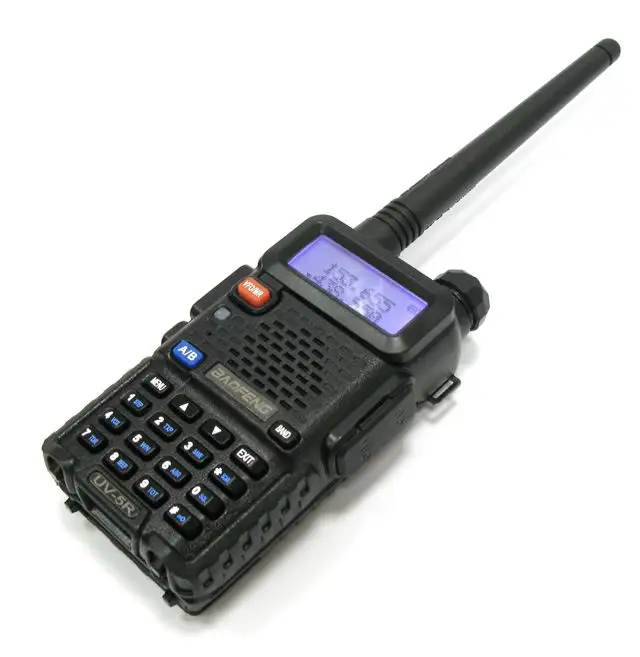 Rádio walkie talkie ham uhf vhf, rádio de longo alcance com 8w uv5r