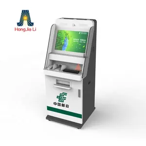 Atm bankası ve nakit pos makinesi kiosk para yatırma/alıcı ödeme terminali