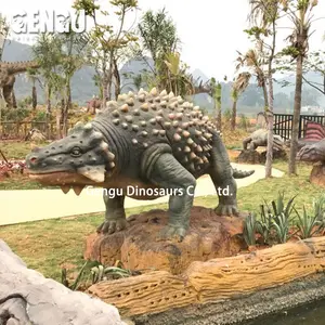 Patung Dinosaurus Luar Ruangan Patung Serat Kaca