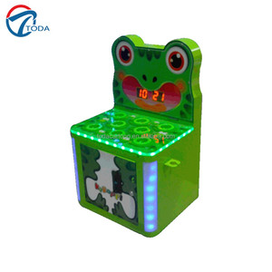 Nouveau Design Enfants Jeu De Rachat Frapper Fou Grenouille Marteau Machine De Jeu grenouille frapper kiddie ride pièces - Product Image 1