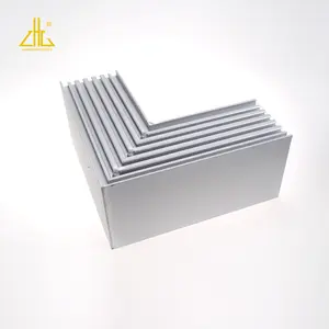 Hot! borstel alloy aluminium hoek vierkante bar met grote afmeting en soorten dimensie met verschillende gecoat