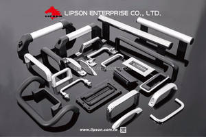 Poignée de porte plate rectangulaire en acier inoxydable de style clou HP-008-1 - Product Image 4