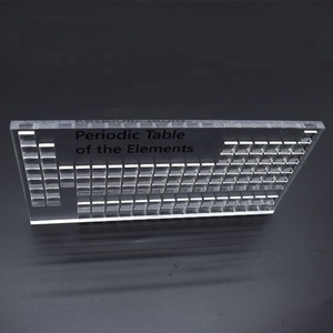 Tùy Chỉnh Chất Lượng Cao Acrylic Nguyên Tố Hóa Học Tuần Hoàn Bảng In, Nhỏ Hiển Thị Rack <span class=keywords><strong>Tray</strong></span> - Product Image 3