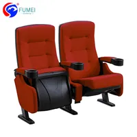 Movie Cinema Seats, Theater Folding Chairs with Cup Holder