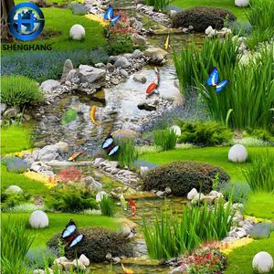 Italiano 3d prezzo di piastrelle di ceramica, pavimento di piastrelle oceano di colore blu, bagno mattonelle di pavimentazione - Product Image 4