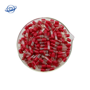 Medische Maat 1 Rood En Transparant Lege Gelatine Capsule