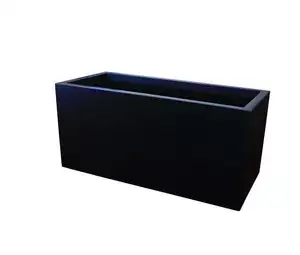 Ventes d'usine Poids léger Haute résistance Qualité supérieure Grands pots de fleurs en béton rectangle - Product Image 1