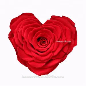 2018 新销售保藏花心形状玫瑰代表永远的爱