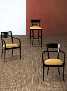 Illusion seris bande commerciale support de pvc dalle de moquette, Tapis carrés - Product Image 5