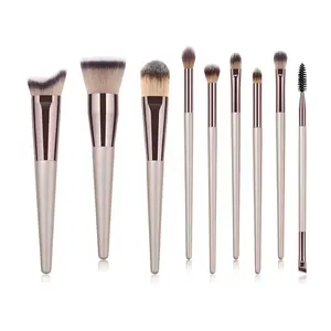 9 pezzi pennelli trucco Professionale set commercio all'ingrosso make up brush