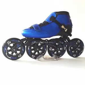 碳纤维速度直排轮滑鞋110毫米车轮新模型从君然运动工厂