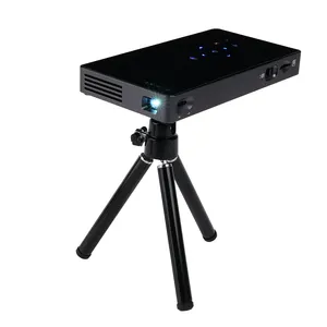 dlp proyeksi layar Suppliers-Proyektor Laser Mini, Proyektor Mini Laser Terbaru, Video Pintar DLP 1080P Wi-Fi BT USB Tampilan Nirkabel untuk Bisnis Pendidikan