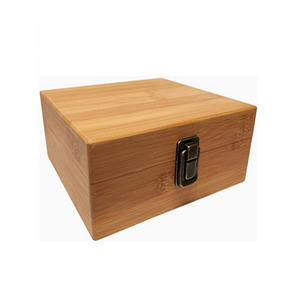 Chưa hoàn thành Cedar gỗ xì gà hộp với Humidor nhỏ bằng gỗ thuốc lá hộp với bản lề Nắp - Product Image 6