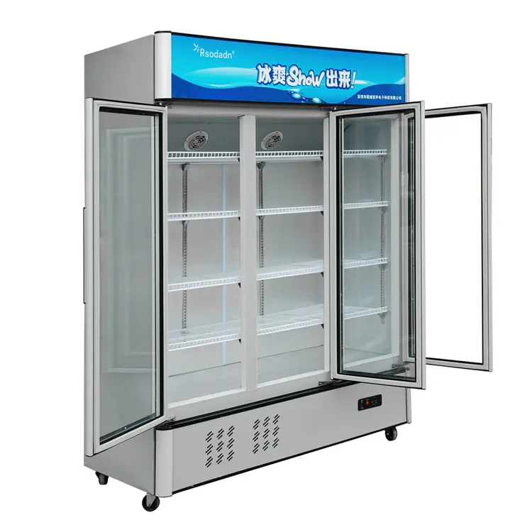 ขนาดใหญ่ที่มีคุณภาพสูงผลิตเย็นตู้โชว์เย็นจอแสดงผล