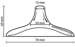 Cura del bambino Riutilizzabile BPA Libero Silicone Capezzolo Protezione Scudo Capezzolo Per L'allattamento Al Seno Mamma - Product Image 3