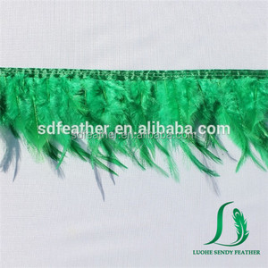 Bán hot saddle <span class=keywords><strong>feather</strong></span> fringe dậu <span class=keywords><strong>feather</strong></span> trim - Product Image 3