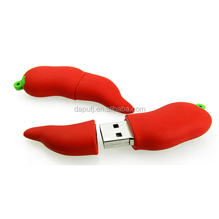 Sayuran dan buah-buahan cabe usb flash drive lucu kreatif usb memory stick