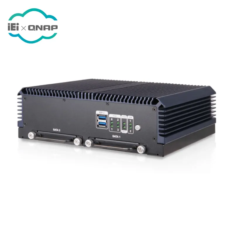 IEI IVS-300-ULT3-i7 Dans-véhicule Ordinateur intégré pour Public Transport Vidéo Surveillance Intel Core i7-6600U Processeur