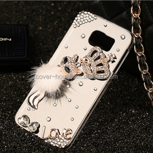 Commercio all'ingrosso di alibaba-Fatti A Mano di Lusso Corona Volpe Del Diamante di Bling di Caso Della Ragazza per <span class=keywords><strong>Samsung</strong></span> <span class=keywords><strong>Galaxy</strong></span> <span class=keywords><strong>s6</strong></span> - Product Image 3