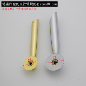 Promo Desk Accessories <strong>Pen</strong> Stands Office/Hotel Custom <strong>Big</strong> Size Metal Rotating Funnels Silver Gold Brass <strong>Pen</strong> Holder With Screw