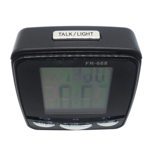 Arka ışık erteleme saati ile ev masaüstü LCD elektronik dijital alarmlı saat saat - Product Image 4
