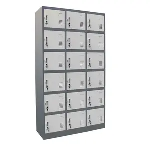 manufacturer wholesale price steel locker cabinet metal school storage 9 12 15 18 door locker gym locker for sale