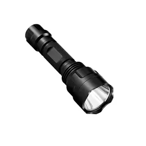 1000 Lumens Flat lens T6 Long Range el feneri LED Strong Torch Rechargeable Waterproof zaklamp Powerful Flashlights For Hunting