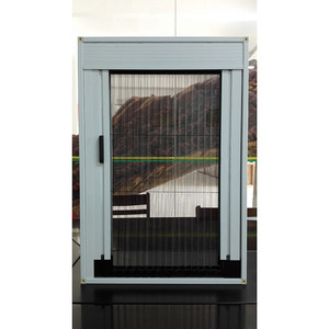 Màn Chống Muỗi Mềm Màu Đen Tùy Chỉnh Tiết Kiệm Màn Cửa Xếp Ly Mở Ngang Côn Trùng - Product Image 6