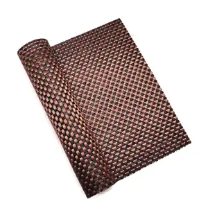 hotel woven place mat table food cover plastic pvc dining table cover kitchen floor anti slip ground mat