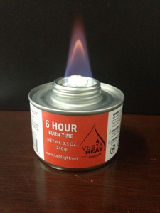 Olio combustibile per chafing dish, in latta, capacità 240g, 6 ore di combustione, controllo temperatura 85-100°C, per hotel e banchetti - Product Image 2