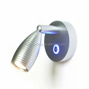 Vente d'usine 3W Aluminium DC12-30V USB Tactile à intensité variable Lumière RV Camping-car <span class=keywords><strong>Caravane</strong></span> Led Lumières de lecture - Product Image 1