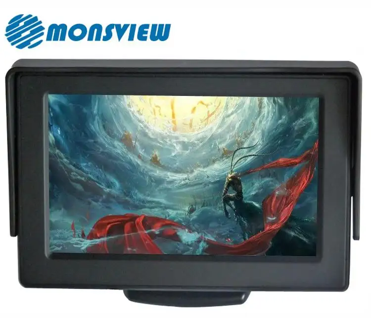 Mini Computer Display 4.3 inch LCD monitor with 2AV input