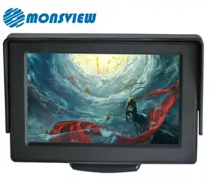Mini Komputer Display 4.3 inch LCD monitor dengan masukan 2AV