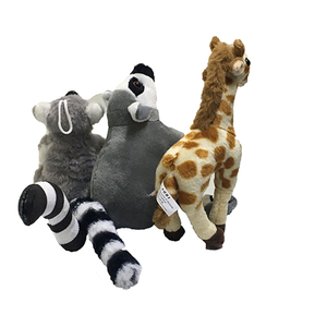 Personalizado <span class=keywords><strong>de</strong></span> dibujos animados los niños zoológico animales juego varios relleno suave felpa lemur y juguetes jirafa - Product Image 2