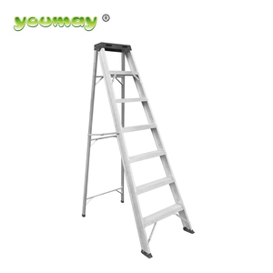 Conception Concise Bonne qualité <span class=keywords><strong>pas</strong></span> <span class=keywords><strong>cher</strong></span> prix pliage <span class=keywords><strong>7</strong></span> étape échelle en aluminium - Product Image 1