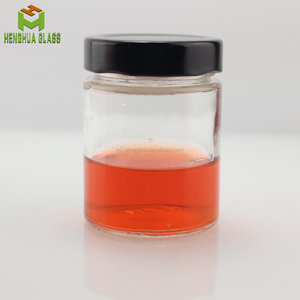 Vòng 106ml 212ml 314ml rộng miệng thẳng bên lọ thủy tinh vòng Ergo thực phẩm thủy tinh lưu trữ Jar mật ong mứt container lọ với nắp - Product Image 4