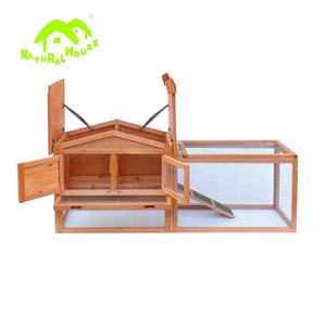 Hutte de <span class=keywords><strong>lapin</strong></span> d'extérieur en bois, grand run <span class=keywords><strong>2</strong></span> <span class=keywords><strong>étages</strong></span> <span class=keywords><strong>à</strong></span> construire, avec plateau, produits en bois - Product Image 3