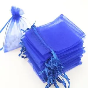 Organza Pouches Candy Bags New Large Pink Black Gift Bag Drawstring Custom Organza Bag Wholesale Industrial Use Gift