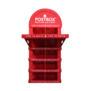 Tùy chỉnh thiết kế 3-Tier cửa hàng khuyến mãi <span class=keywords><strong>Pallet</strong></span> tông kệ trưng bày cho quần áo & jeans Sản xuất tại Trung Quốc nhà máy - Product Image 3