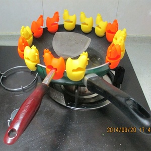 Supporto per cucchiaio di pollo dal Design divertente, contenitore per mestolo in Silicone resistente al calore, Clip per cucchiaio di pollo - Product Image 2