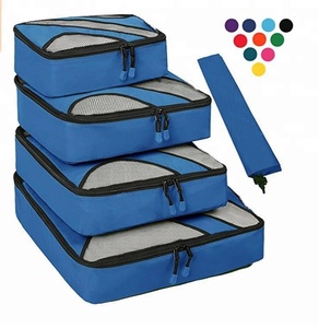 4 Set Emballage Cubes, Voyage Bagages Emballage Organisateurs avec Sac <span class=keywords><strong>À</strong></span> Linge Ou Trousse De Toilette Sac - Product Image 6