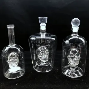 Brandy glassware wine glass bottles custom skull glass decanter glasses