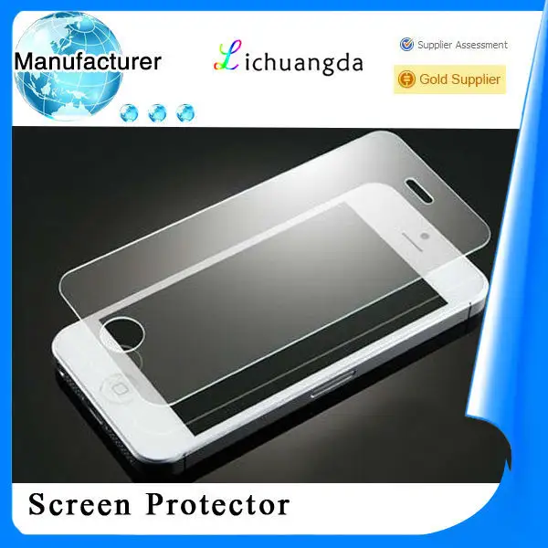 fabricante de protector de pantalla de cristal templado para el iphone 4 / 4s Protector de pantalla de cristal acepta PayPal